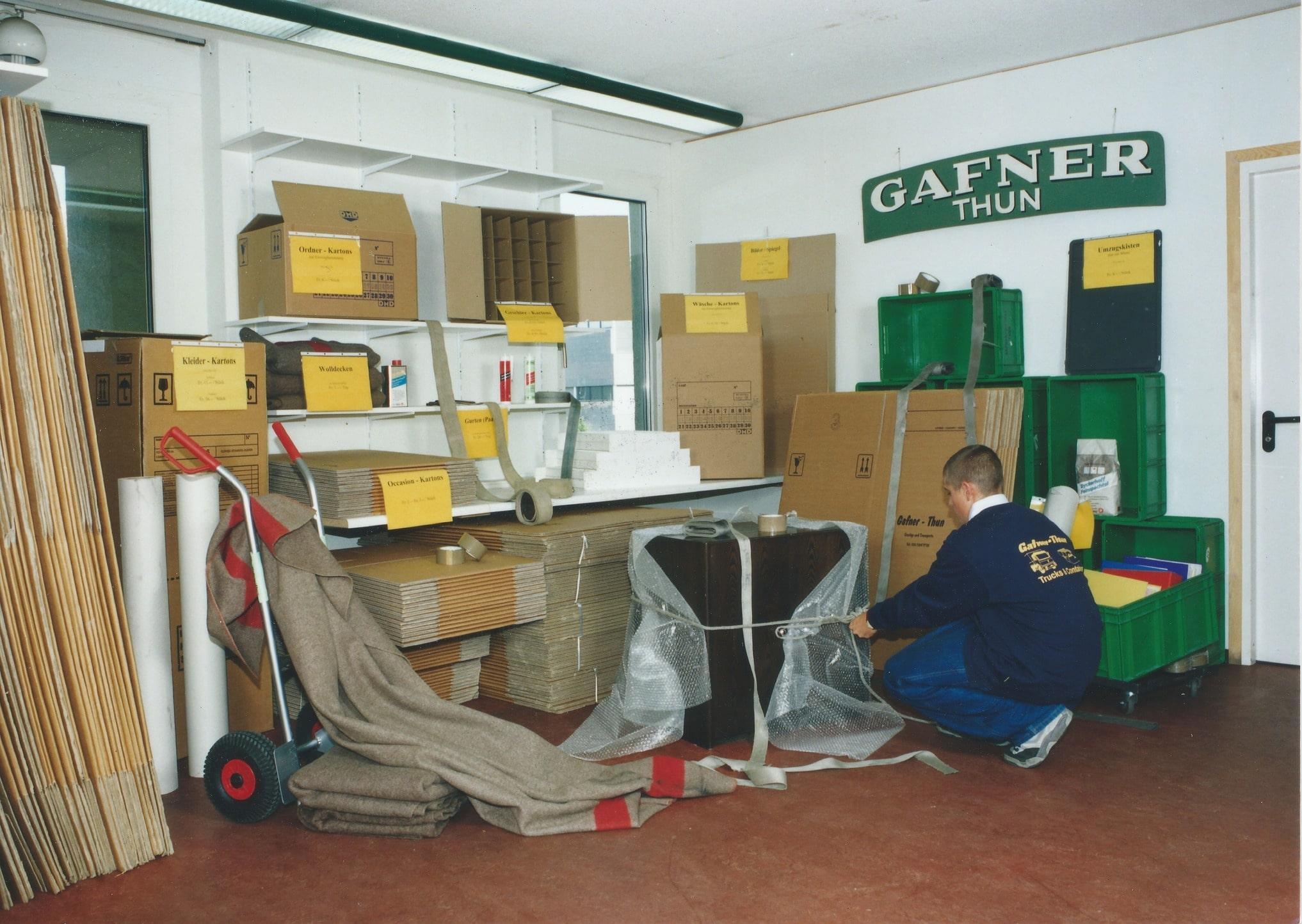 Gafner AG, Umzüge und Transporte