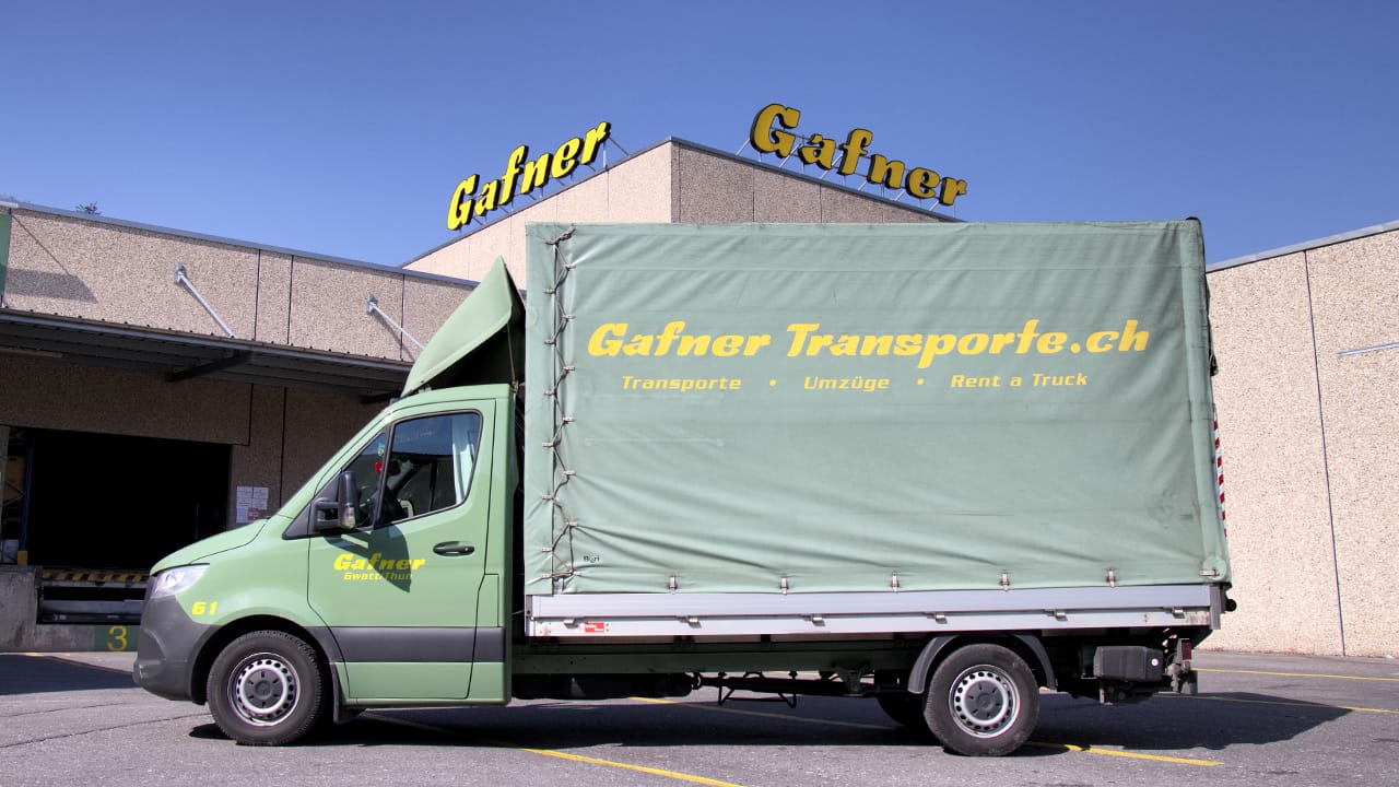 Mercedes Lieferwagen Blache